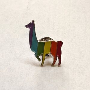 Llama Pride Pin LGBTQ+